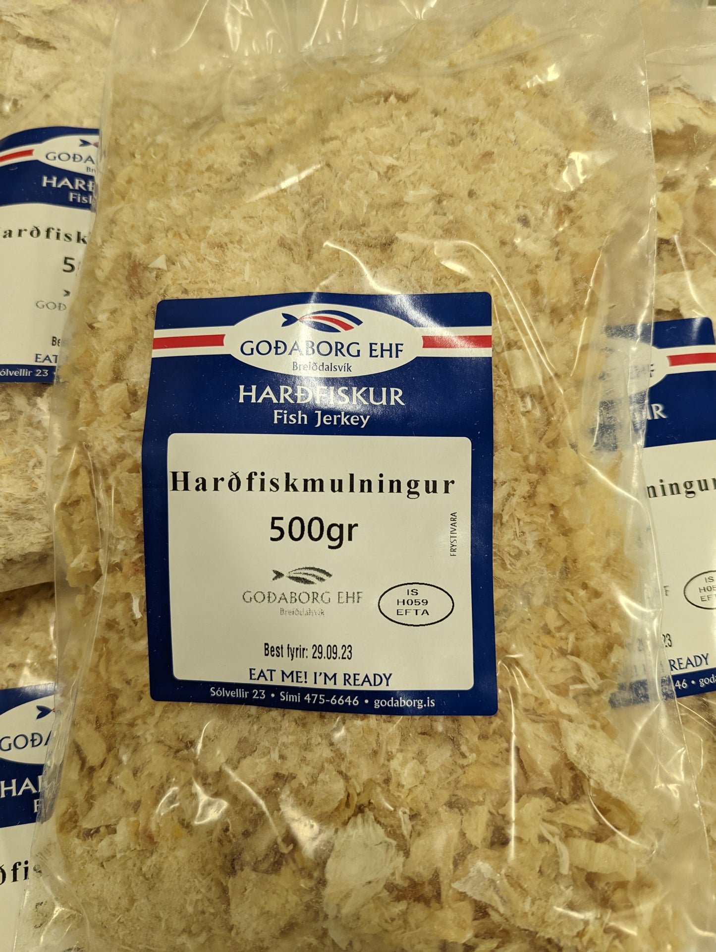 Harðfiskmulningur 500gr