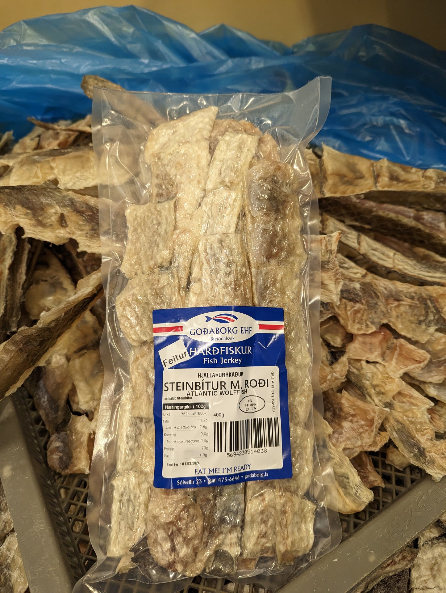 Feit Steinbítsflök 400gr