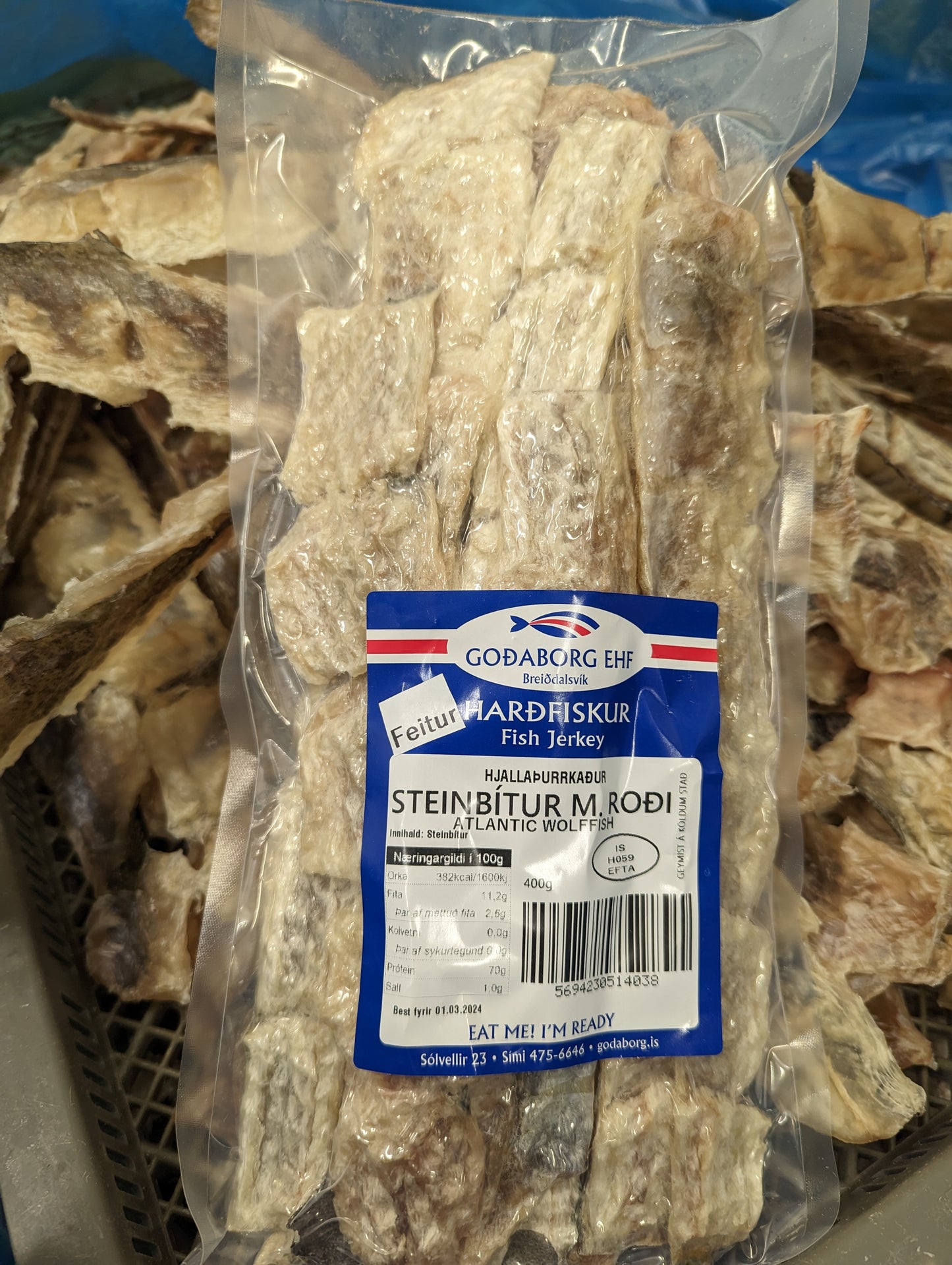 Feit Steinbítsflök 400gr