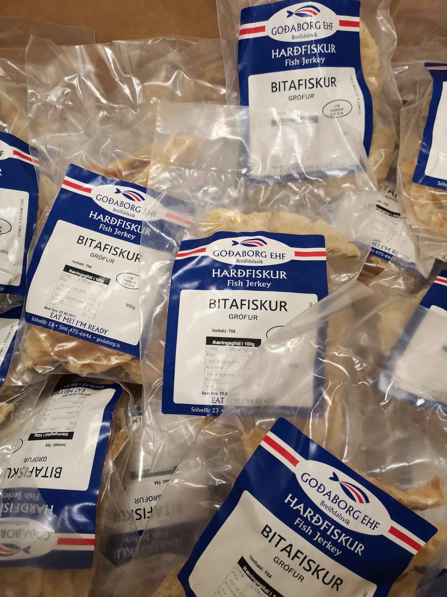 Grófur bitafiskur 100gr